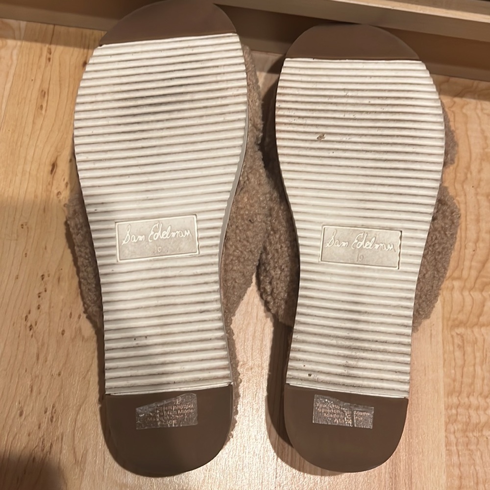 Sam Edelman Shearling Sandals - Picture 3 of 5